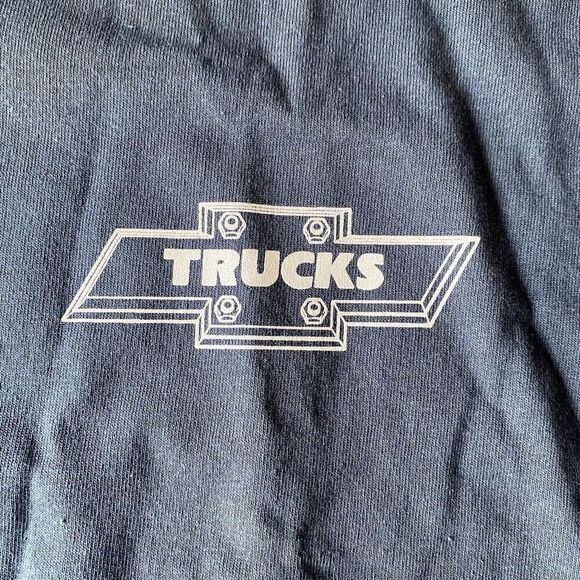 Chevy Vintage Trucks Tee Blue 2XL - Picture 2 of 7